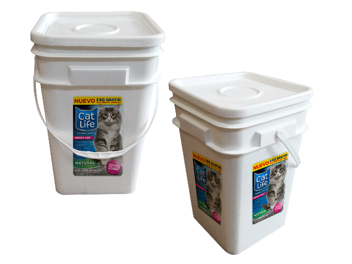 Fabricante de Cubeta Cuadrada de Plástico de 16 lt por Grupo Bentomex