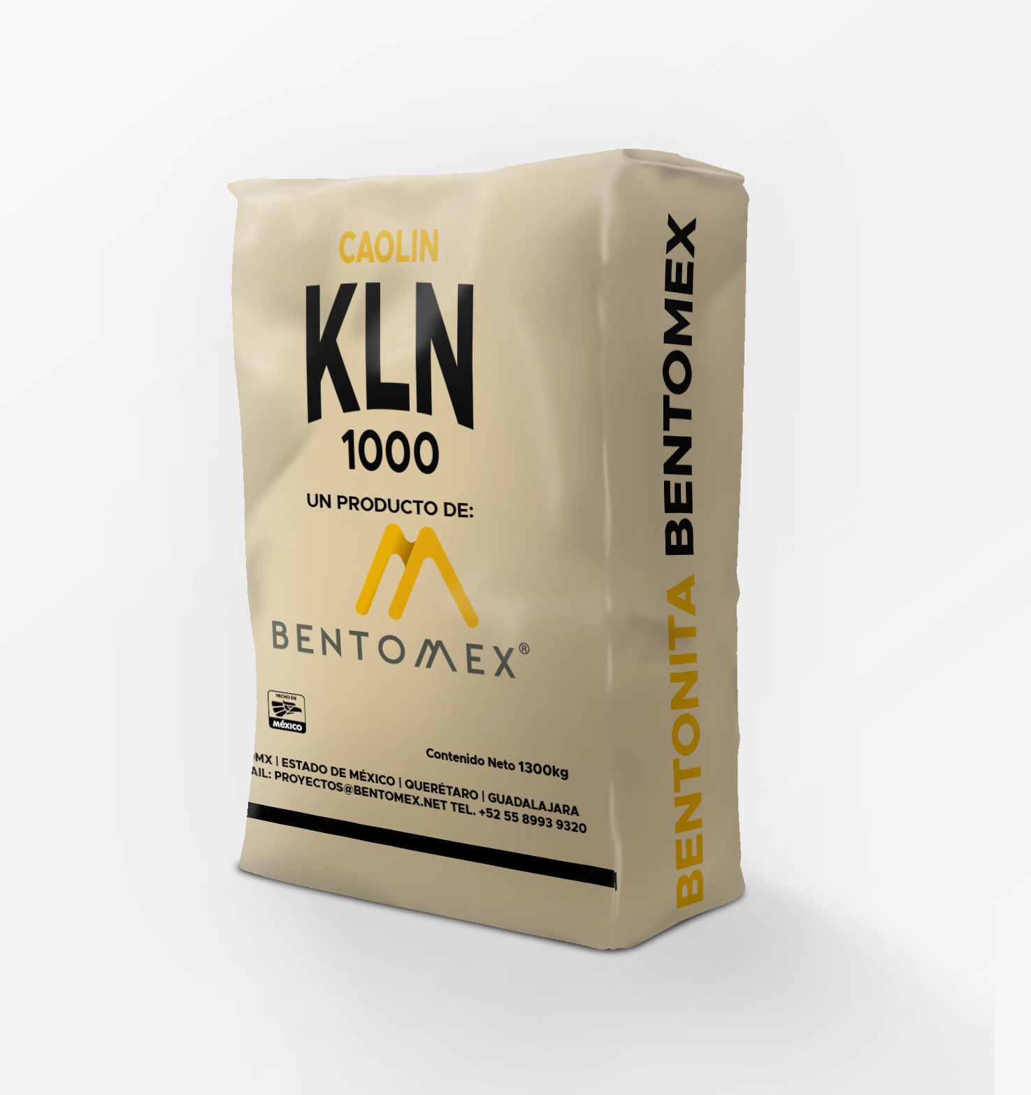 KLN 1000 CAOLÍN DE GRUPO BENTOMEX