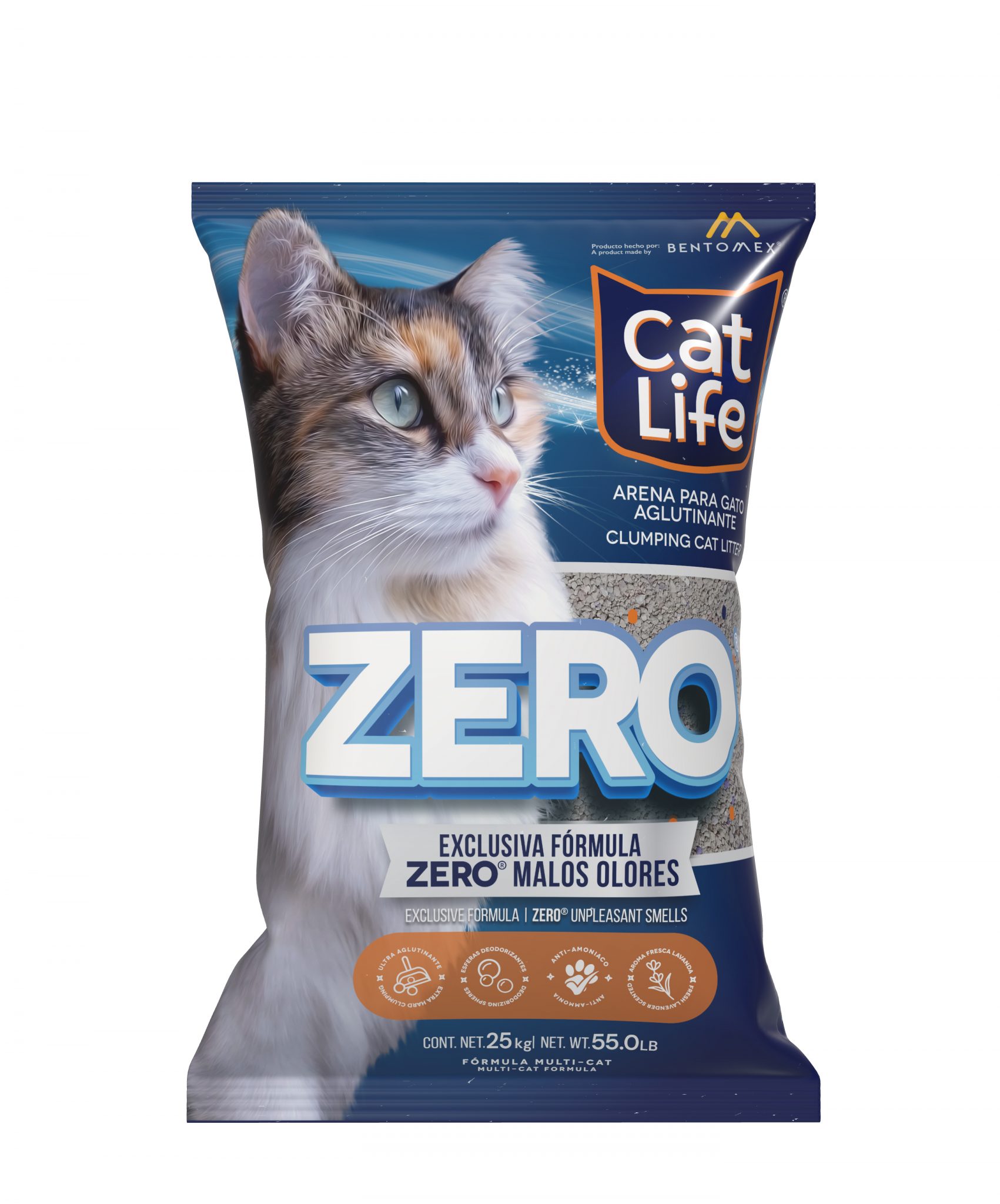 costal arena para gato aglutinante 25kg